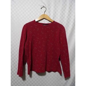 VINTAGE Sonoma Jean Co. Floral Thermal | M